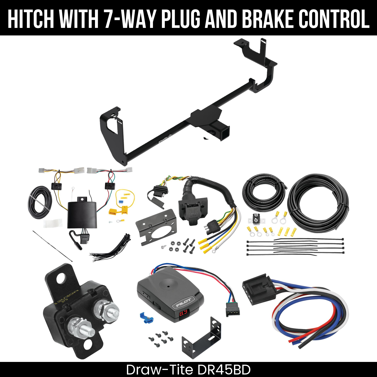 Trailer Hitch , 7-Way , Pro Series Pilot Brake Control