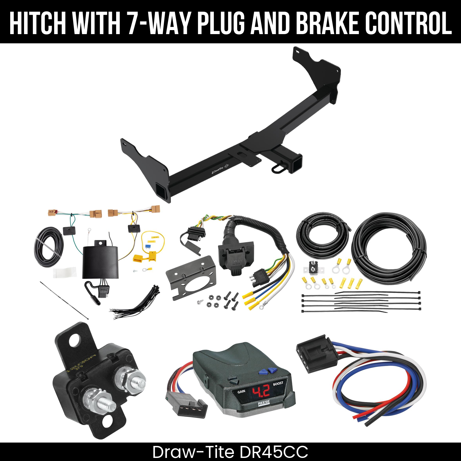 Trailer Hitch , 7-Way , Reese Brake EVN Control
