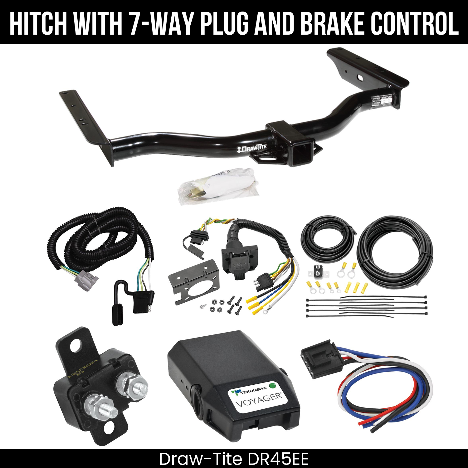 Trailer Hitch , 7-Way , Tekonsha Voyager Brake Control