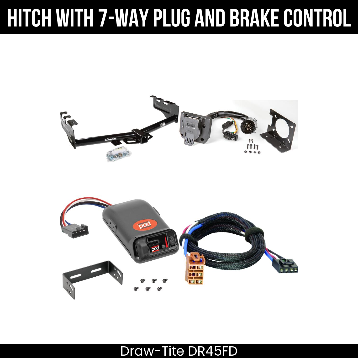 Trailer Hitch , 7-Way , Pro Series POD Brake Control