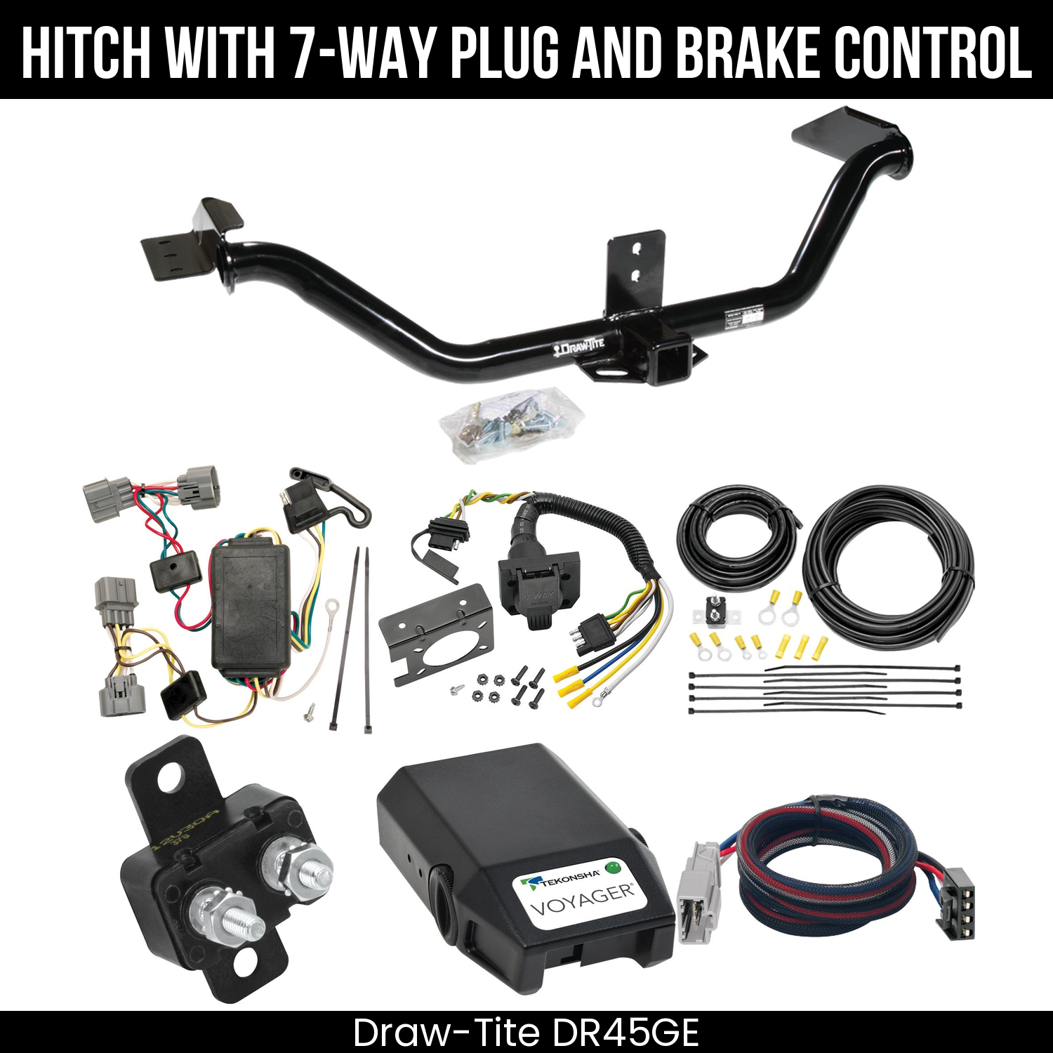 Trailer Hitch , 7-Way , Tekonsha Voyager Brake Control