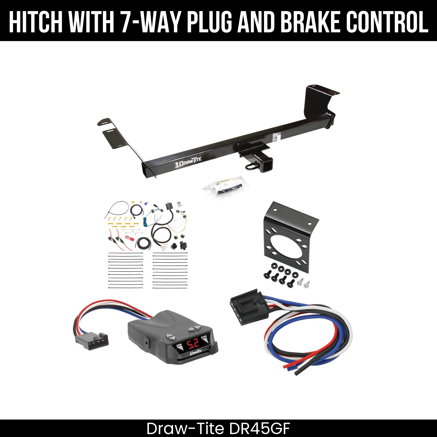 Trailer Hitch , 7-Way , Draw-Tite Activator IV Brake Control