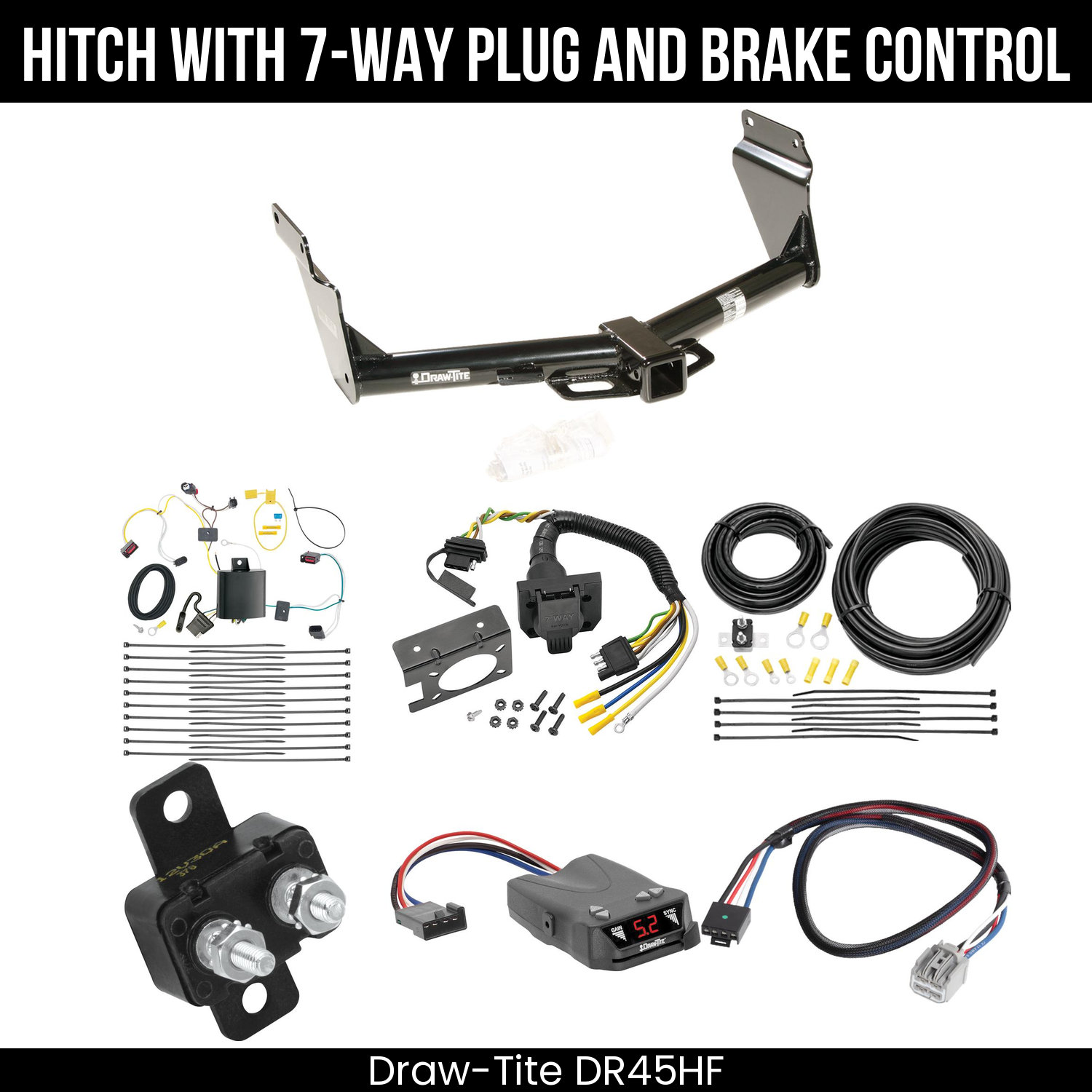 Trailer Hitch , 7-Way , Draw-Tite Activator IV Brake Control