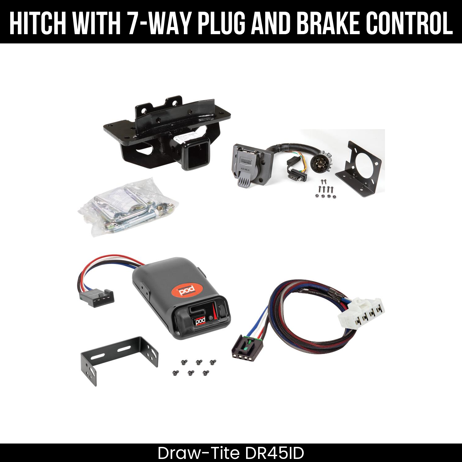 Trailer Hitch , 7-Way , Pro Series POD Brake Control