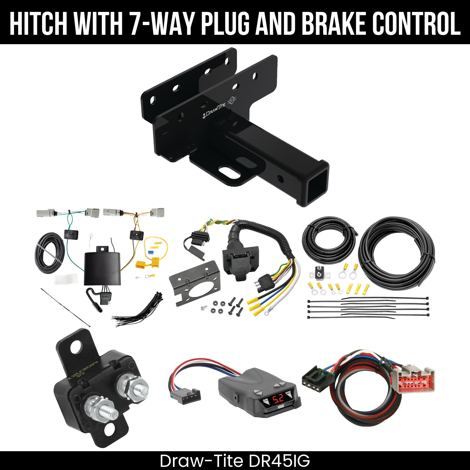 Trailer Hitch , 7-Way , Reese Brakeman IV Brake Control