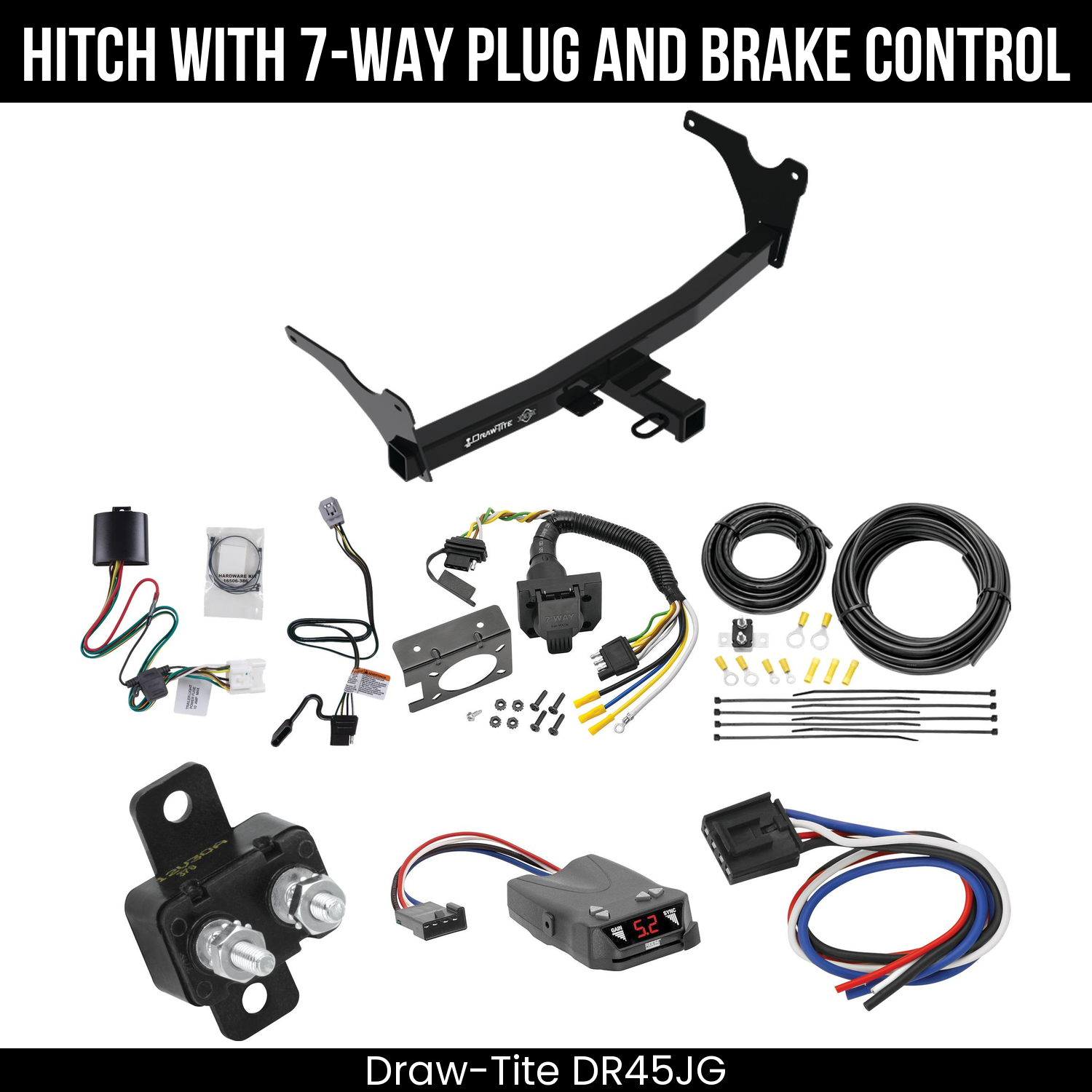 Trailer Hitch , 7-Way , Reese Brakeman IV Brake Control