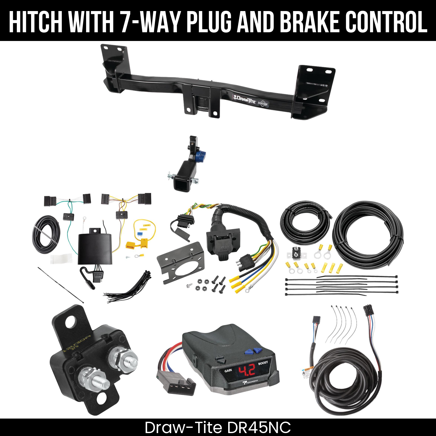 Trailer Hitch , 7-Way , Tekonsha Brake EVN Control
