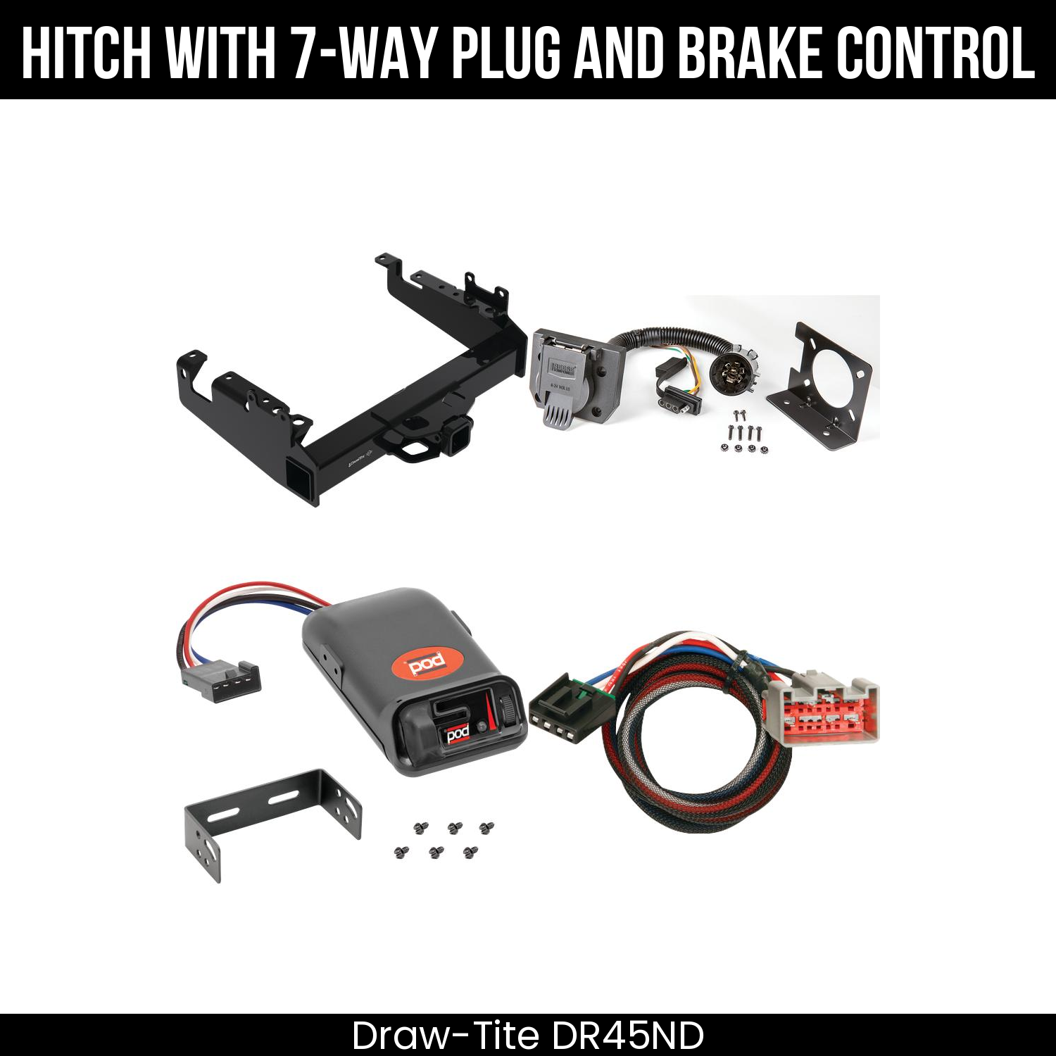 Trailer Hitch , 7-Way , Pro Series POD Brake Control