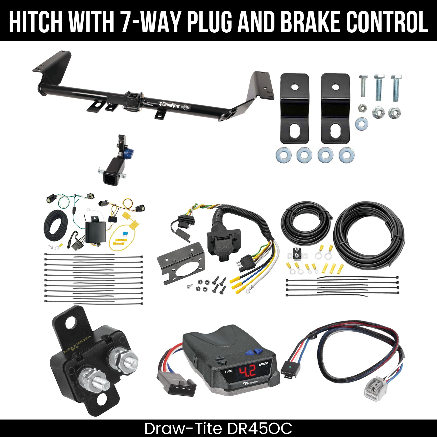 Trailer Hitch , 7-Way , Tekonsha Brake EVN Control