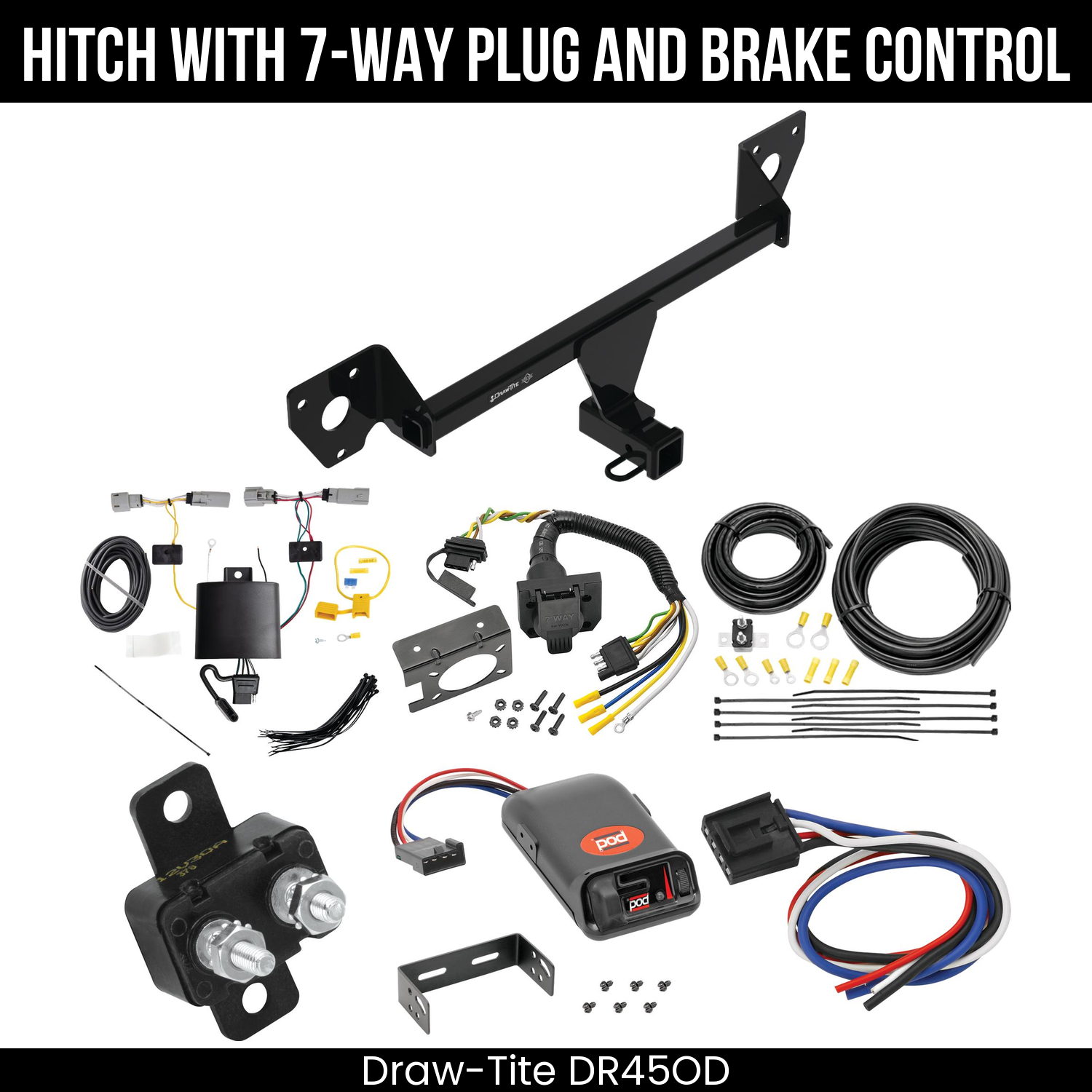 Trailer Hitch , 7-Way , Pro Series POD Brake Control