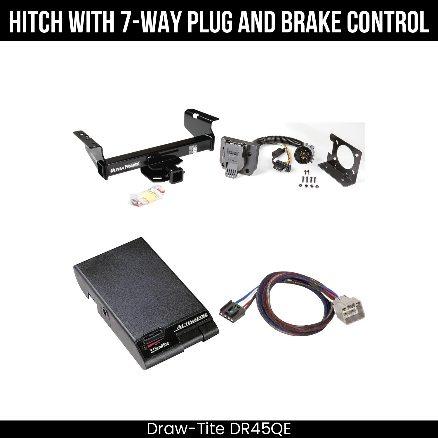 Trailer Hitch , 7-Way , Draw-Tite Activator Brake Control