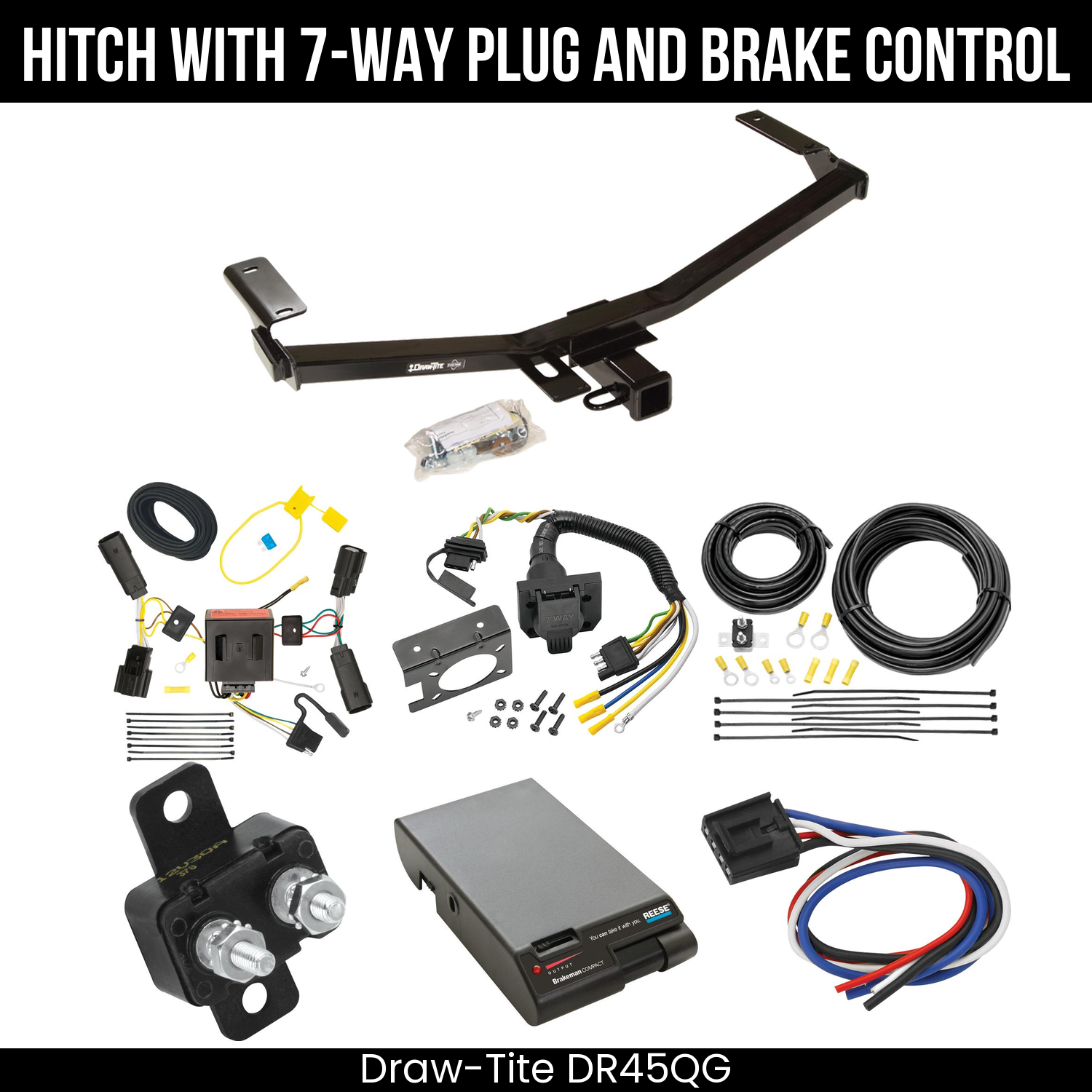 Trailer Hitch , 7-Way , Reese Brakeman Brake Control