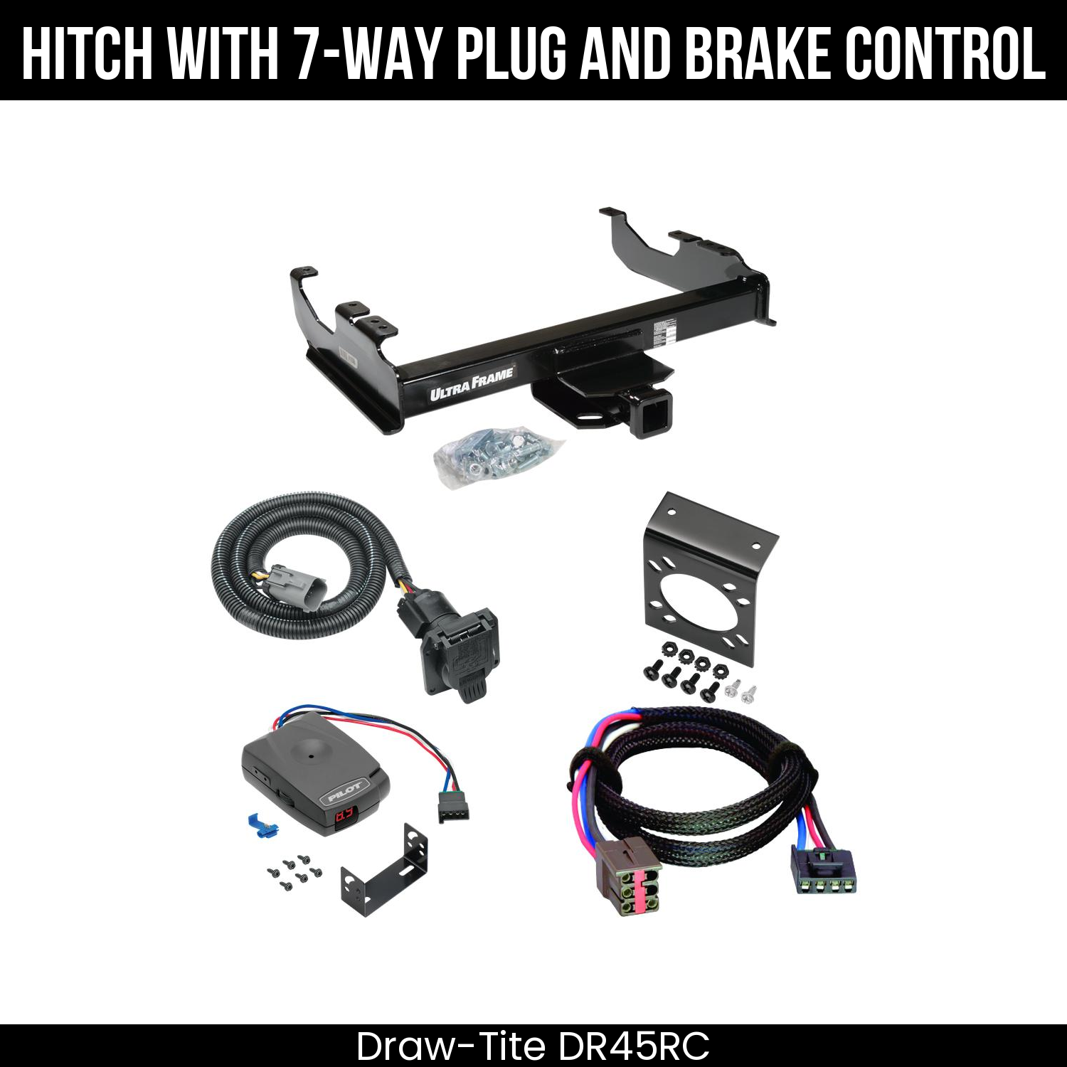 Trailer Hitch , 7-Way , Pro Series Pilot Brake Control