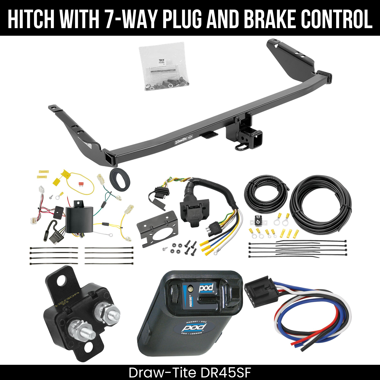 Trailer Hitch , 7-Way , Reese POD Brake Control