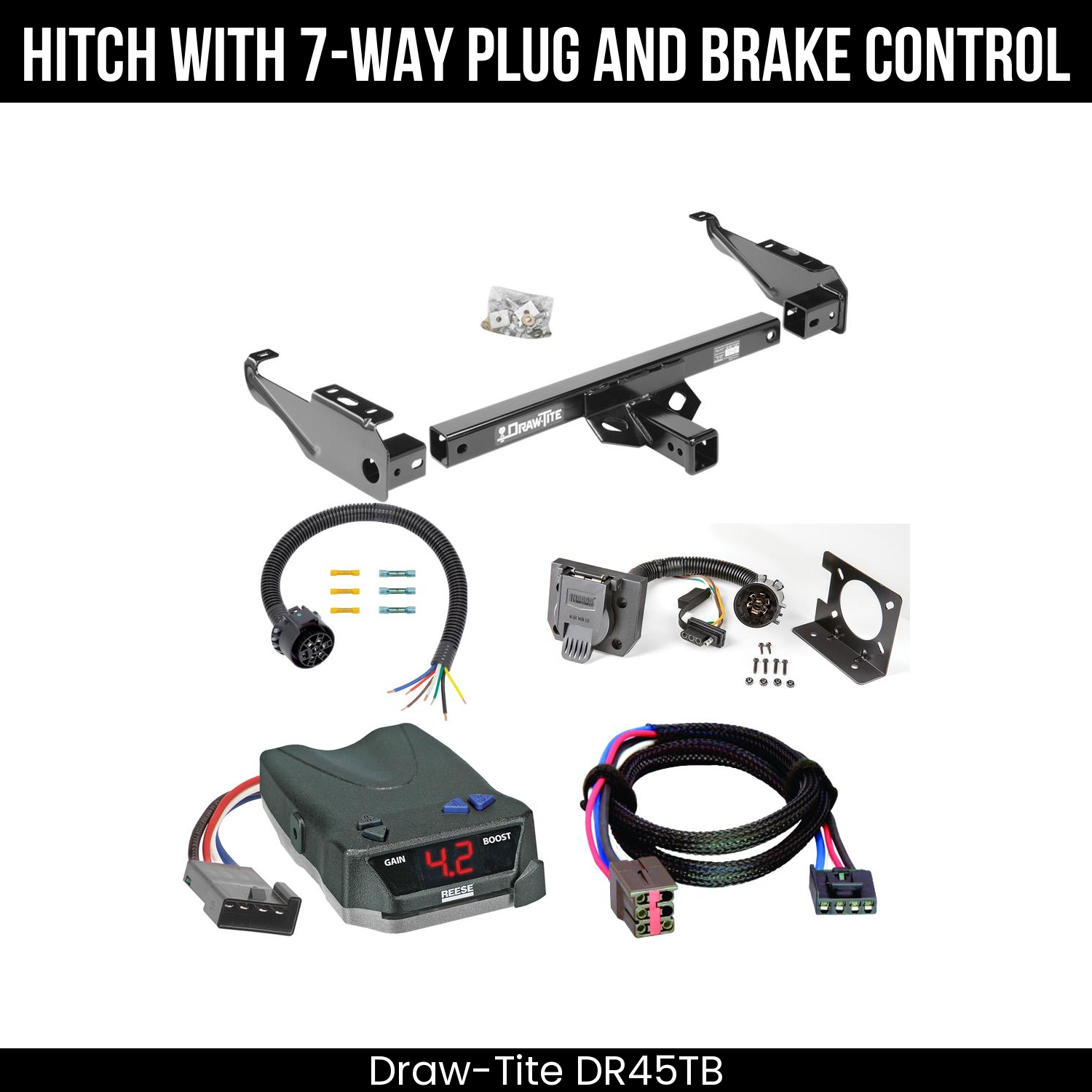 Trailer Hitch , 7-Way , Reese Brake EVN Control