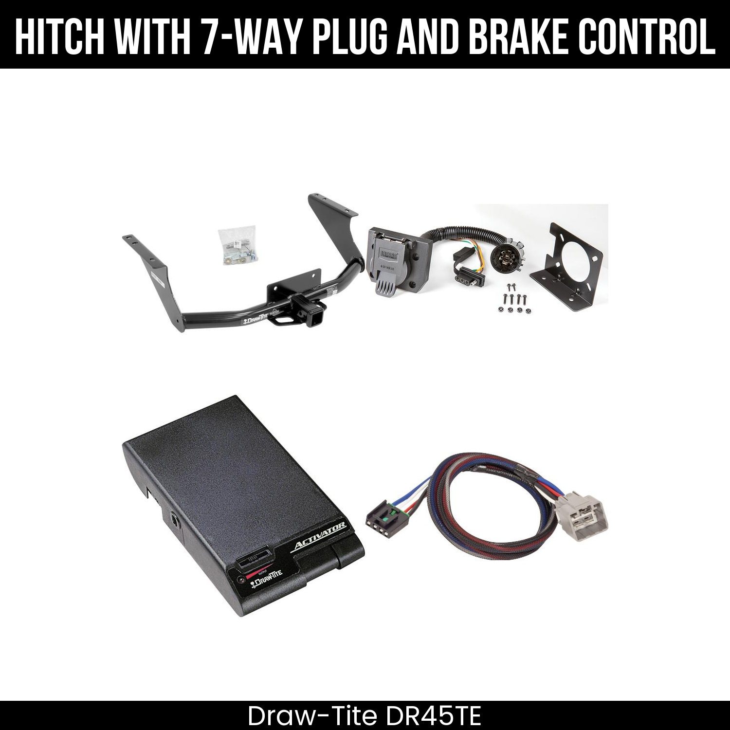 Trailer Hitch , 7-Way , Draw-Tite Activator Brake Control