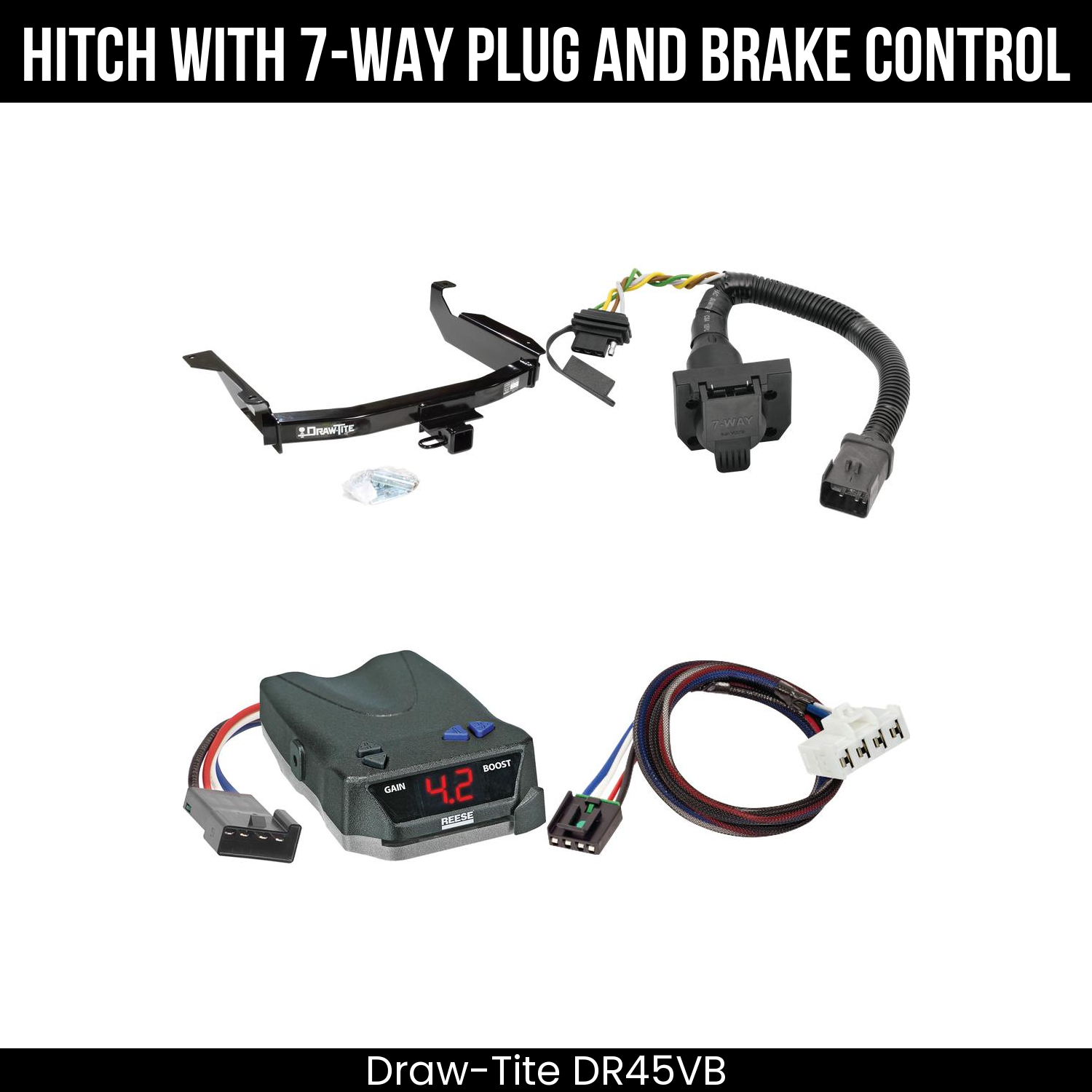 Trailer Hitch , 7-Way , Reese Brake EVN Control
