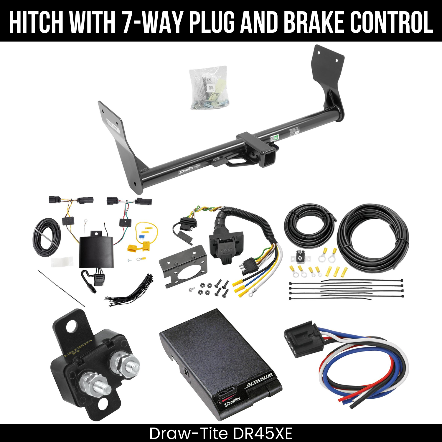 Trailer Hitch , 7-Way , Draw-Tite Activator Brake Control
