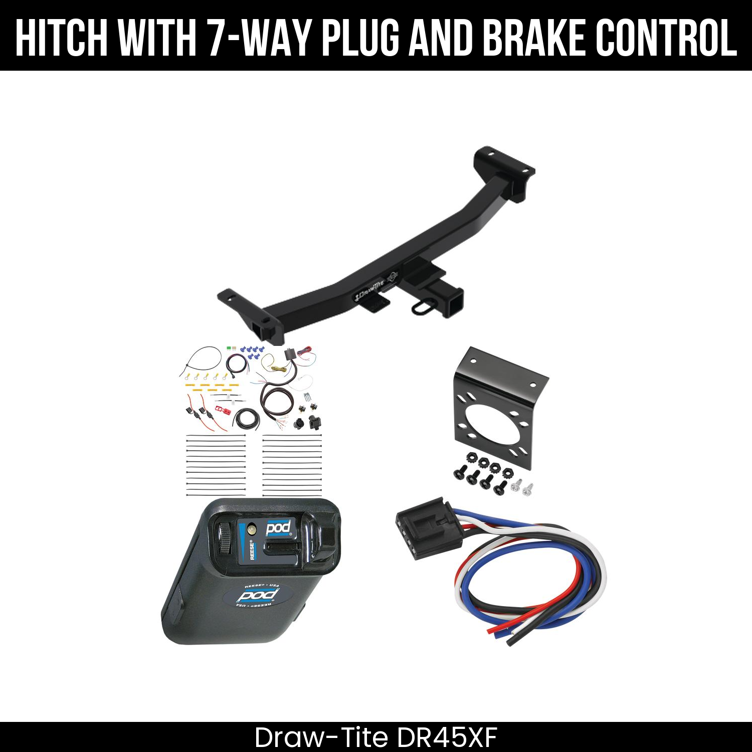 Trailer Hitch , 7-Way , Reese POD Brake Control