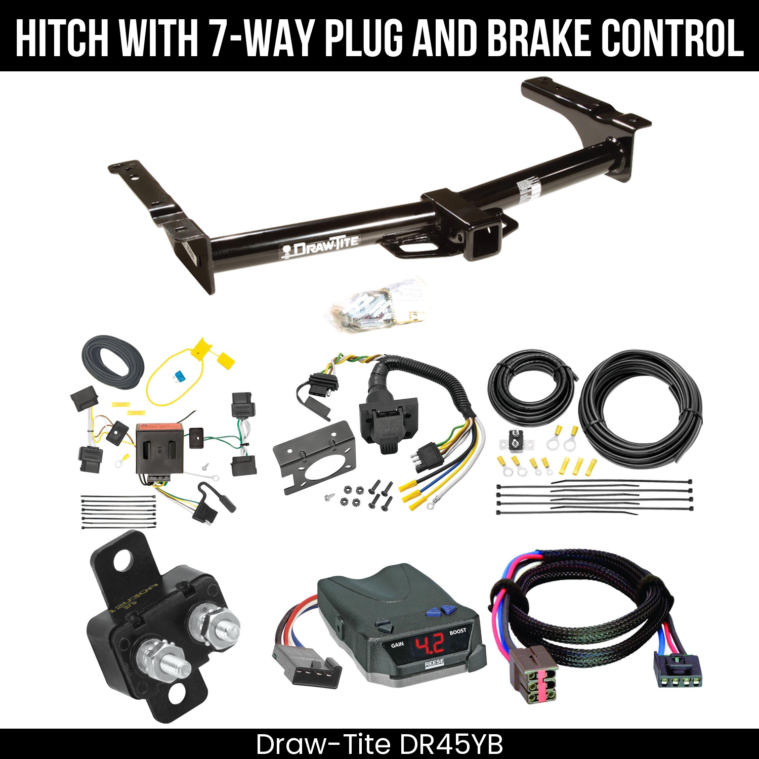 Trailer Hitch , 7-Way , Reese Brake EVN Control