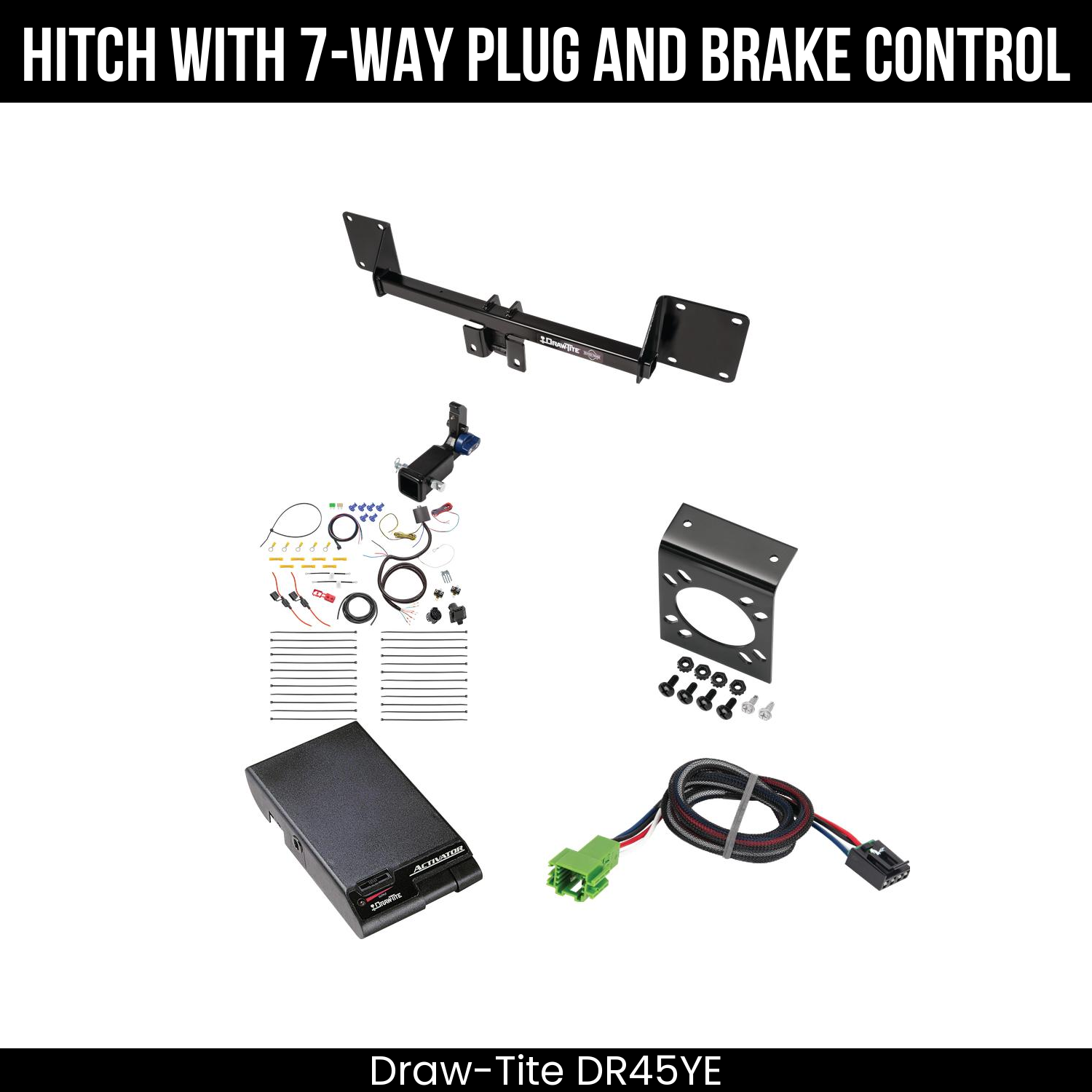 Trailer Hitch , 7-Way , Draw-Tite Activator Brake Control