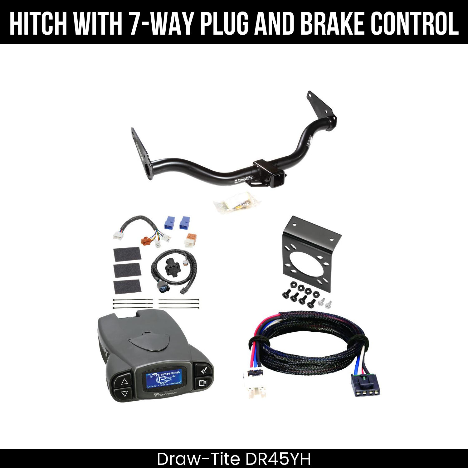 Trailer Hitch , 7-Way , Tekonsha Prodigy P3 Brake Control