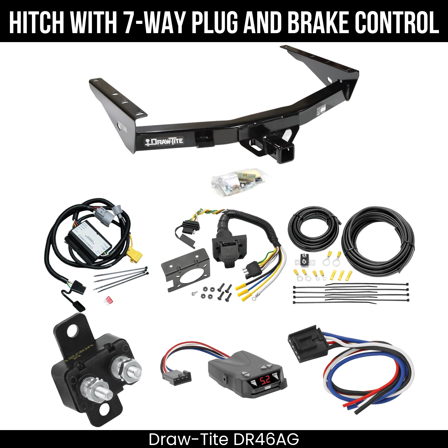 Trailer Hitch , 7-Way , Reese Brakeman IV Brake Control