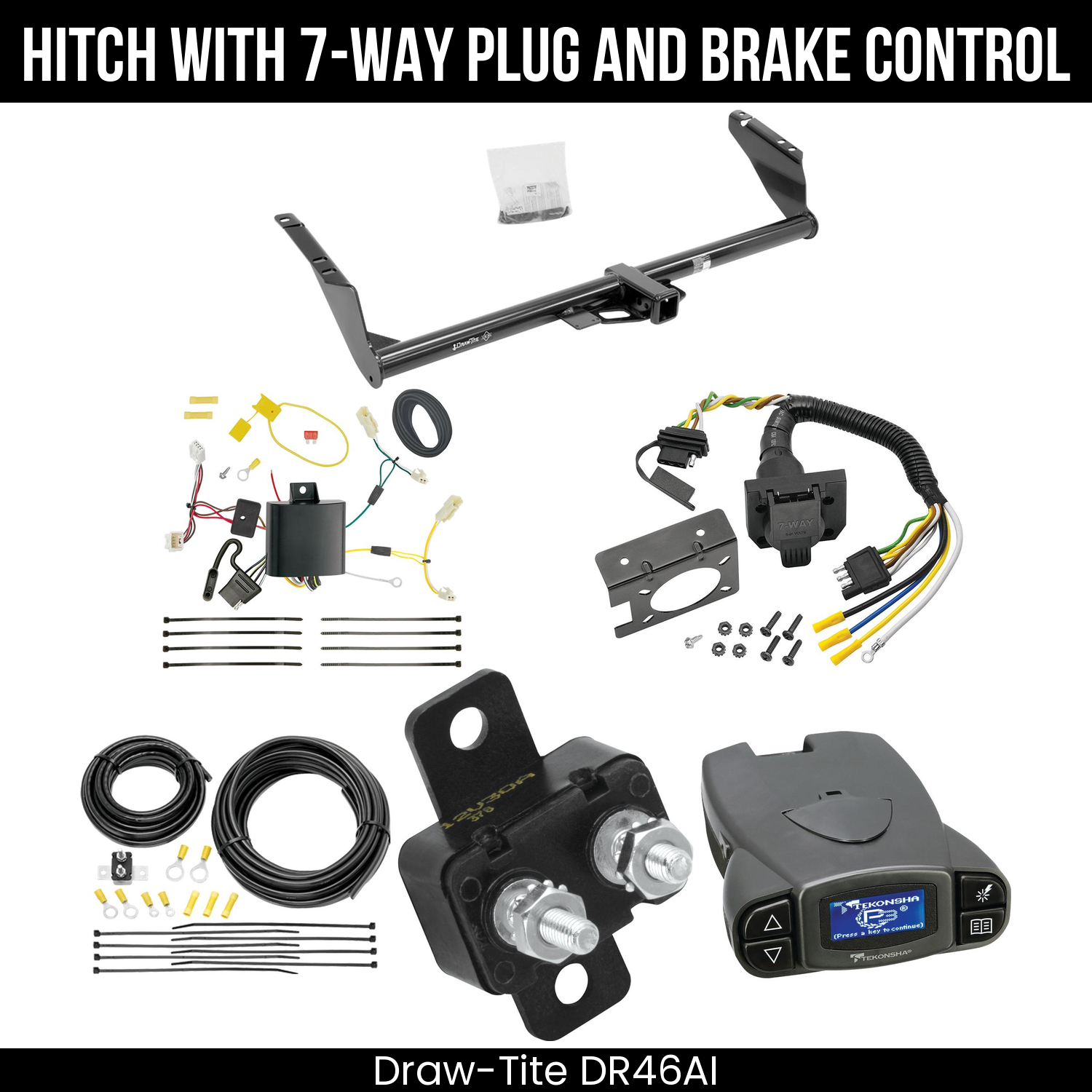 Trailer Hitch , 7-Way , Tekonsha Prodigy P3 Brake Control