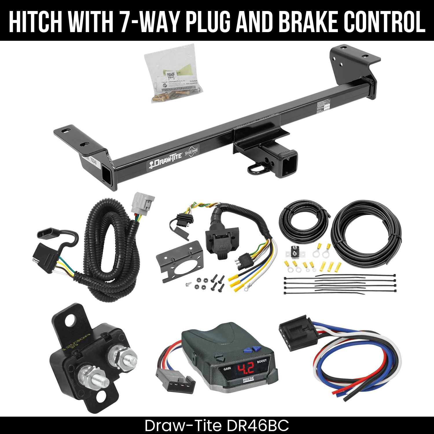 Trailer Hitch , 7-Way , Reese Brake EVN Control