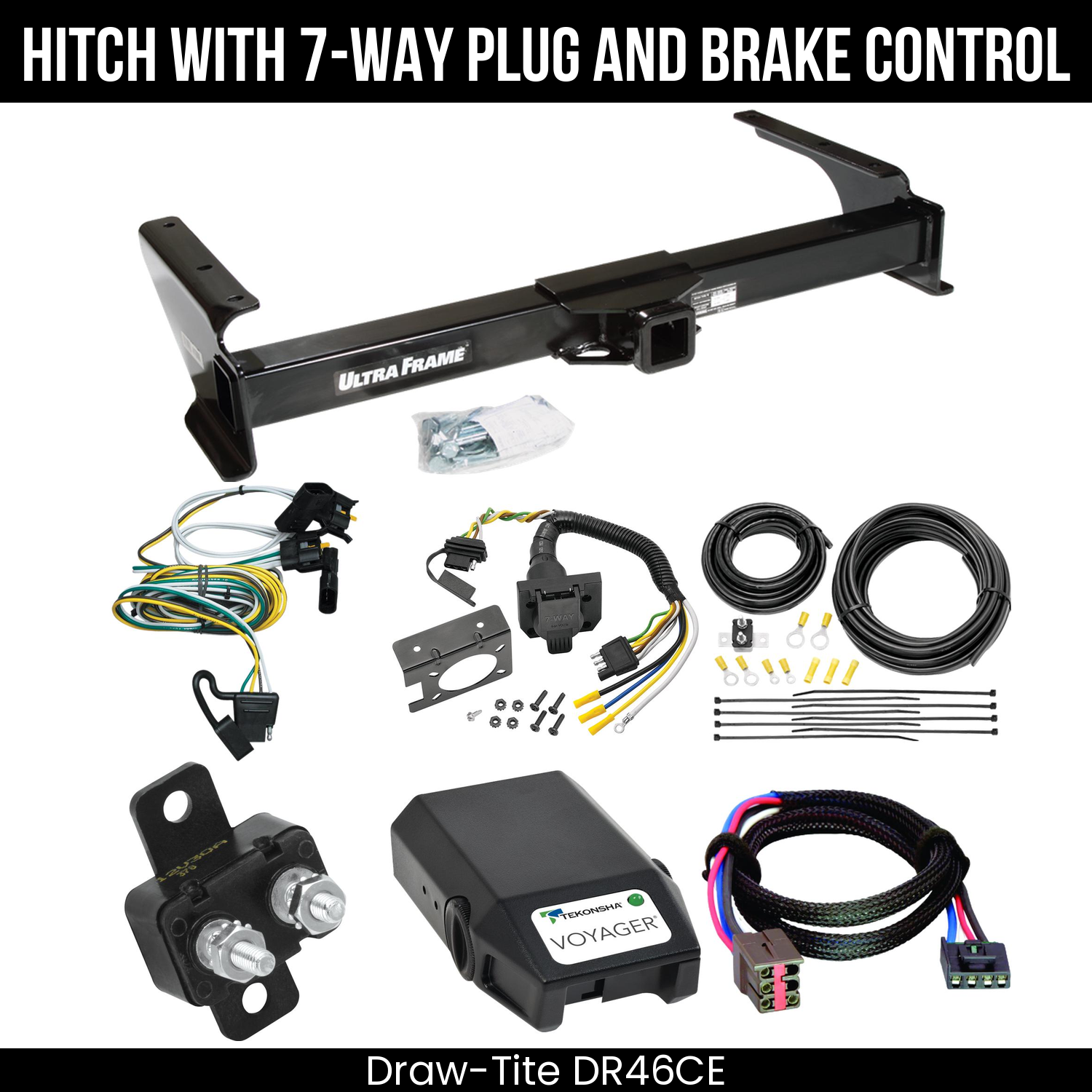 Trailer Hitch , 7-Way , Tekonsha Voyager Brake Control