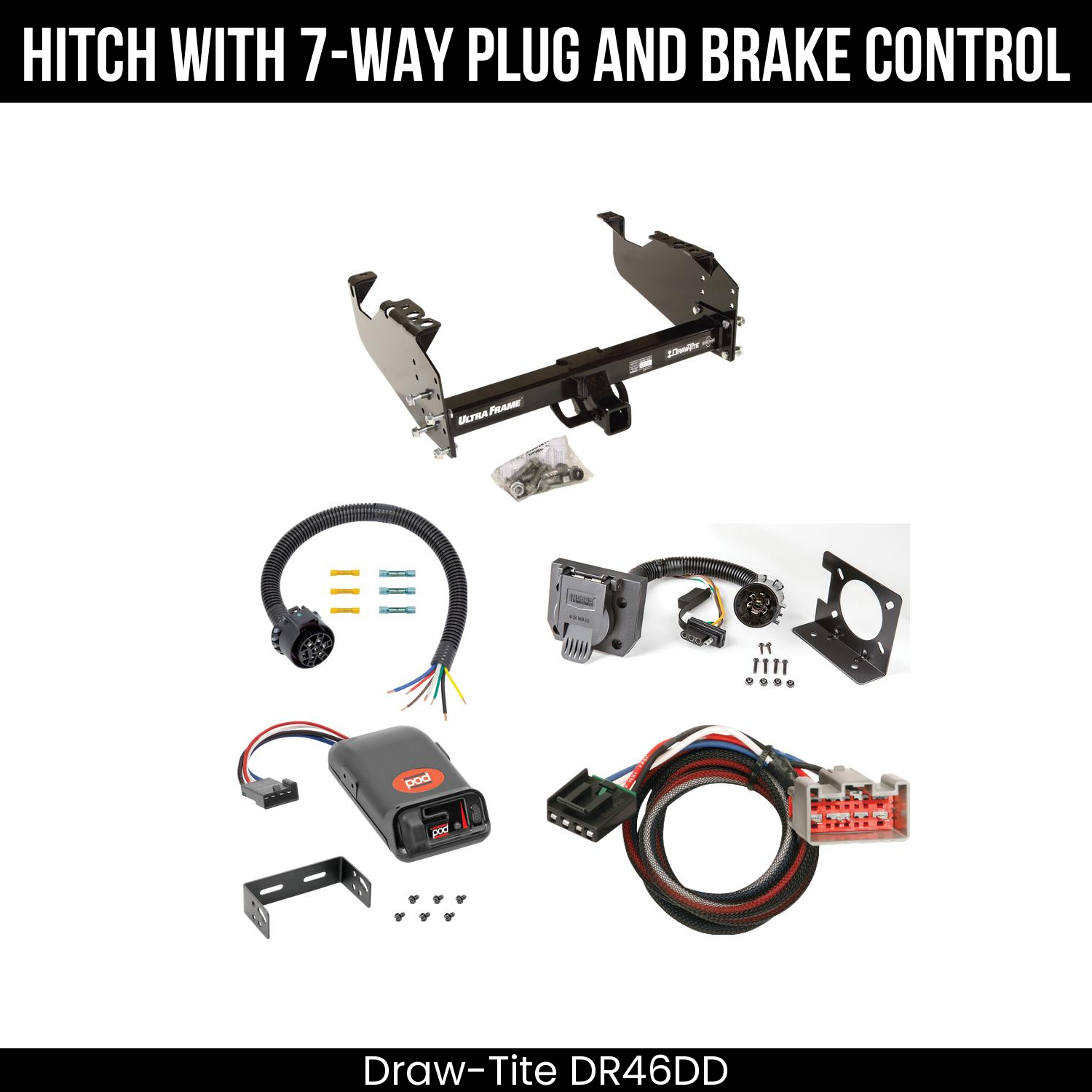 Trailer Hitch , 7-Way , Pro Series POD Brake Control
