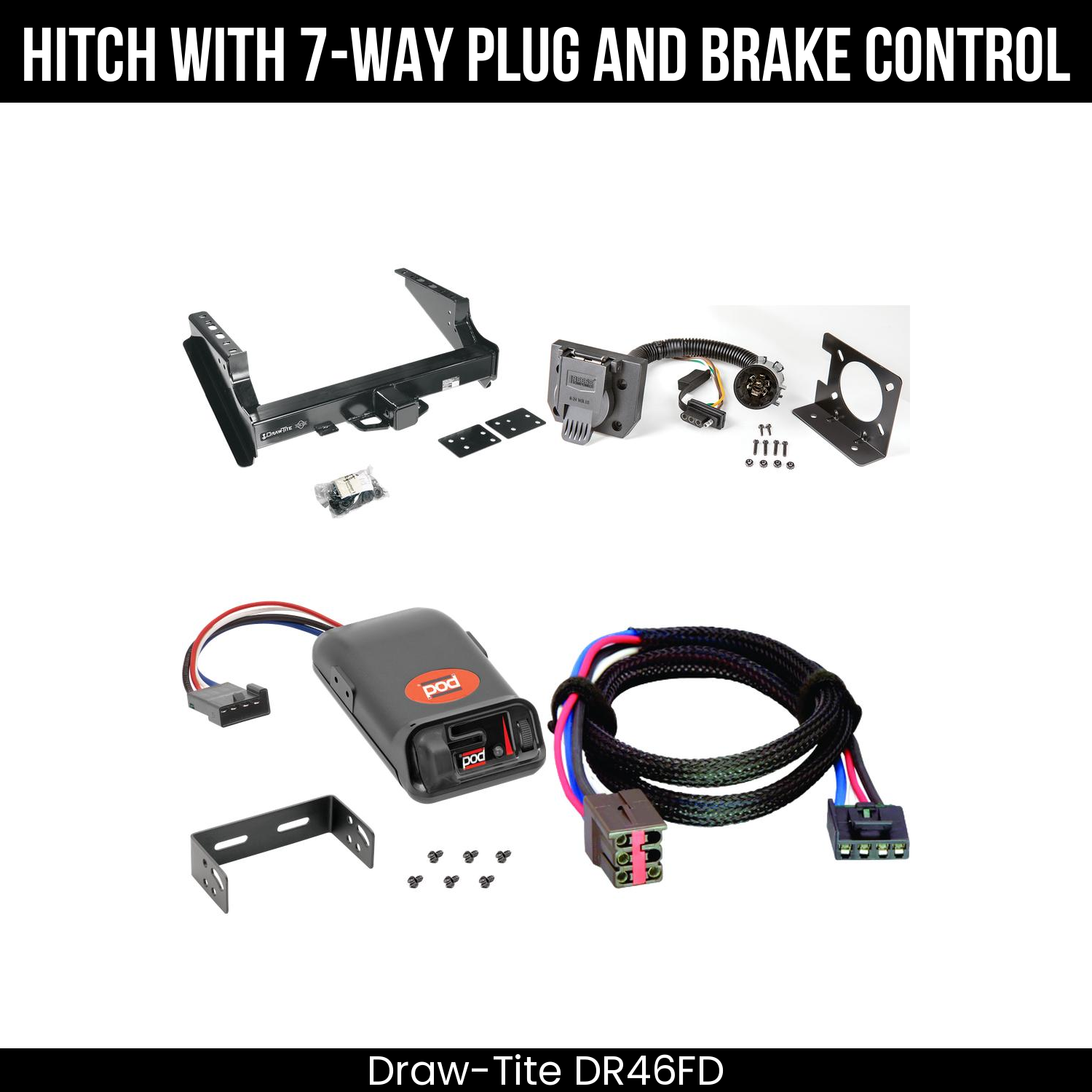 Trailer Hitch , 7-Way , Pro Series POD Brake Control