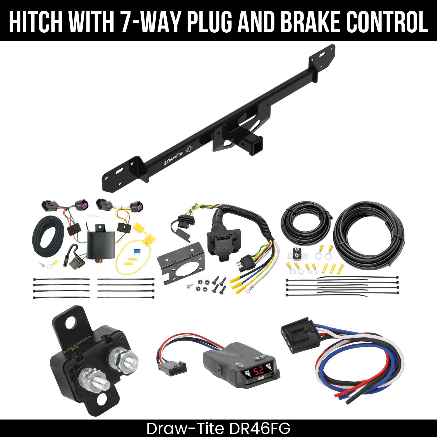 Trailer Hitch , 7-Way , Reese Brakeman IV Brake Control
