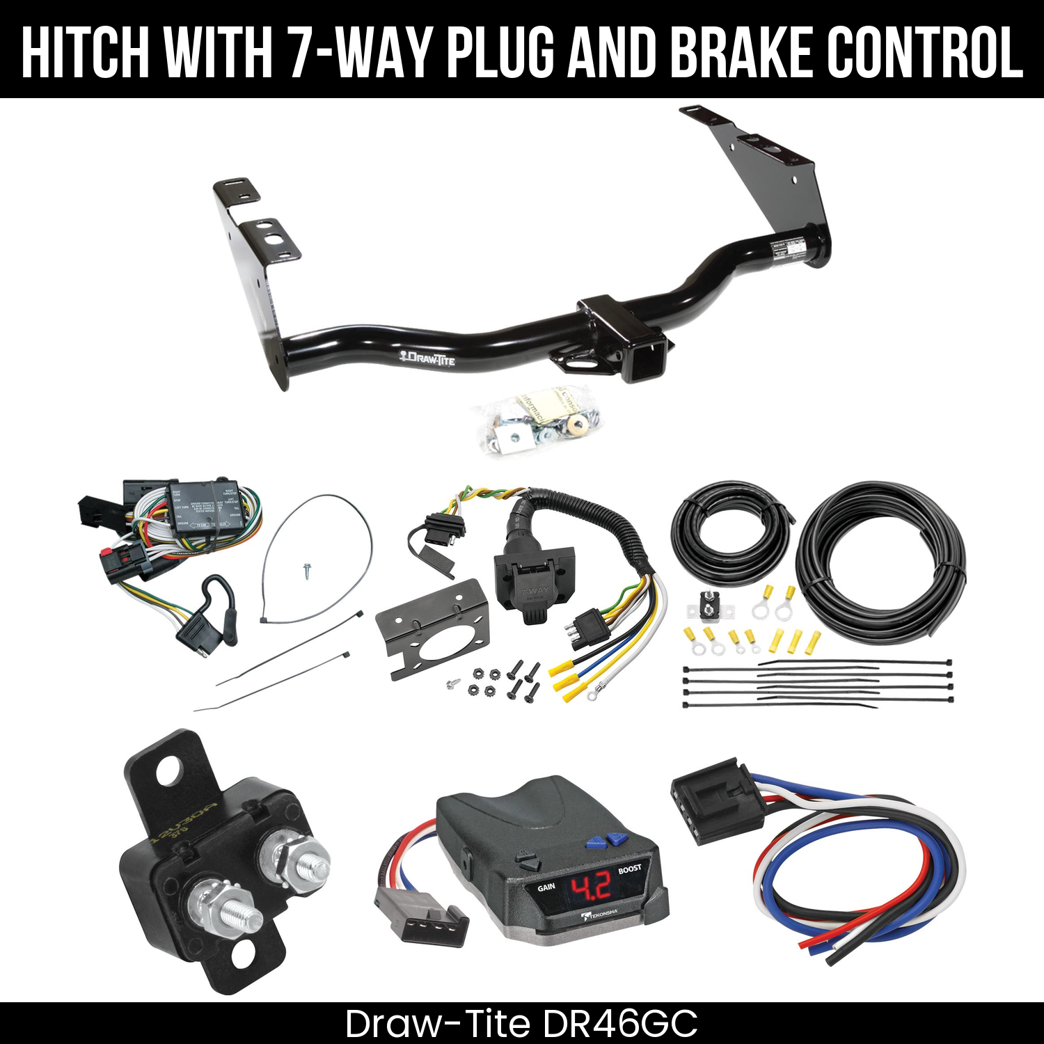 Trailer Hitch , 7-Way , Tekonsha Brake EVN Control