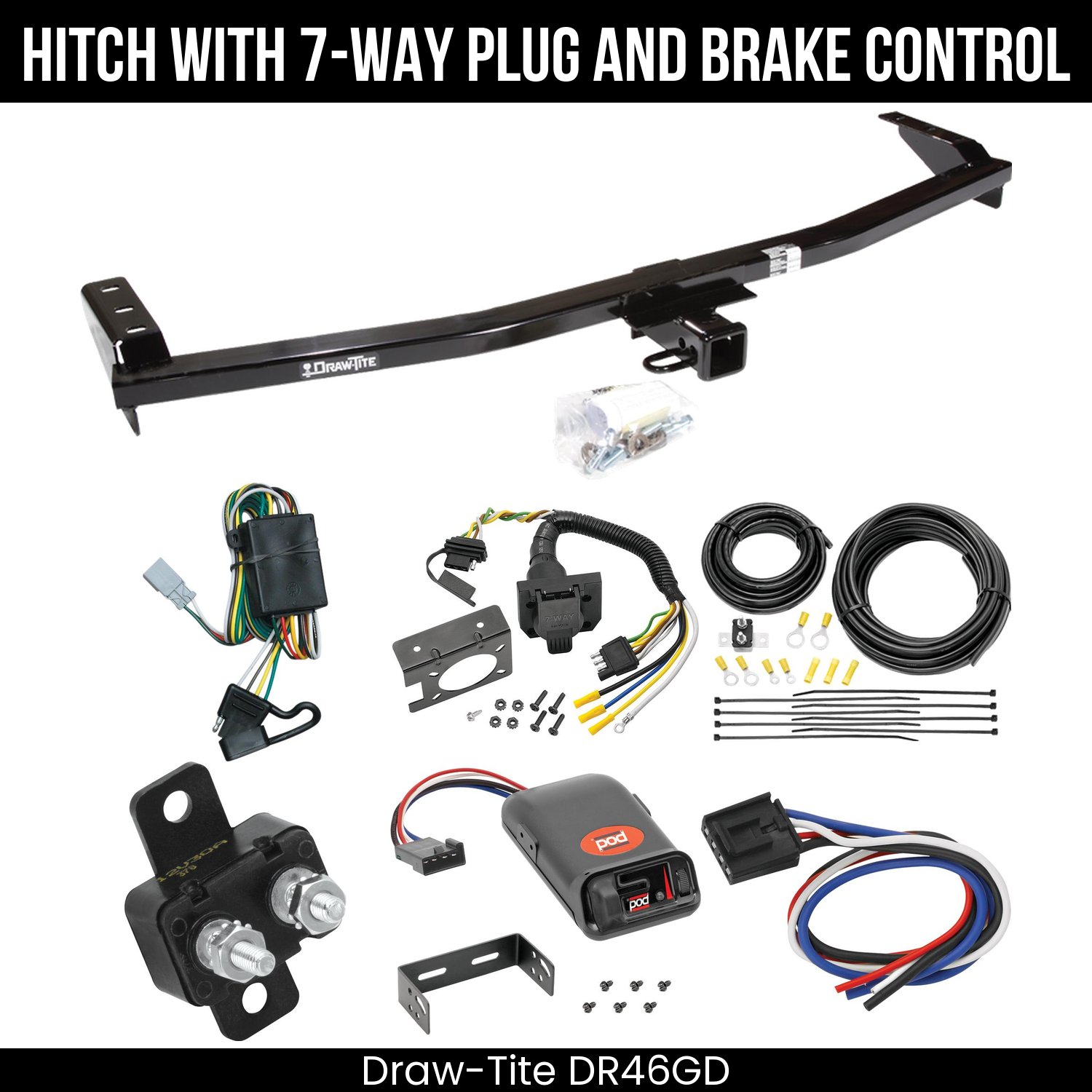 Trailer Hitch , 7-Way , Pro Series POD Brake Control