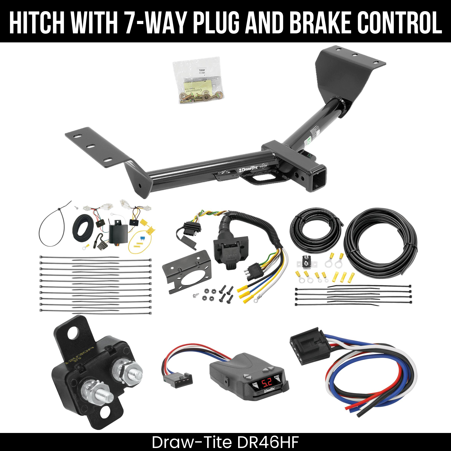 Trailer Hitch , 7-Way , Draw-Tite Activator IV Brake Control