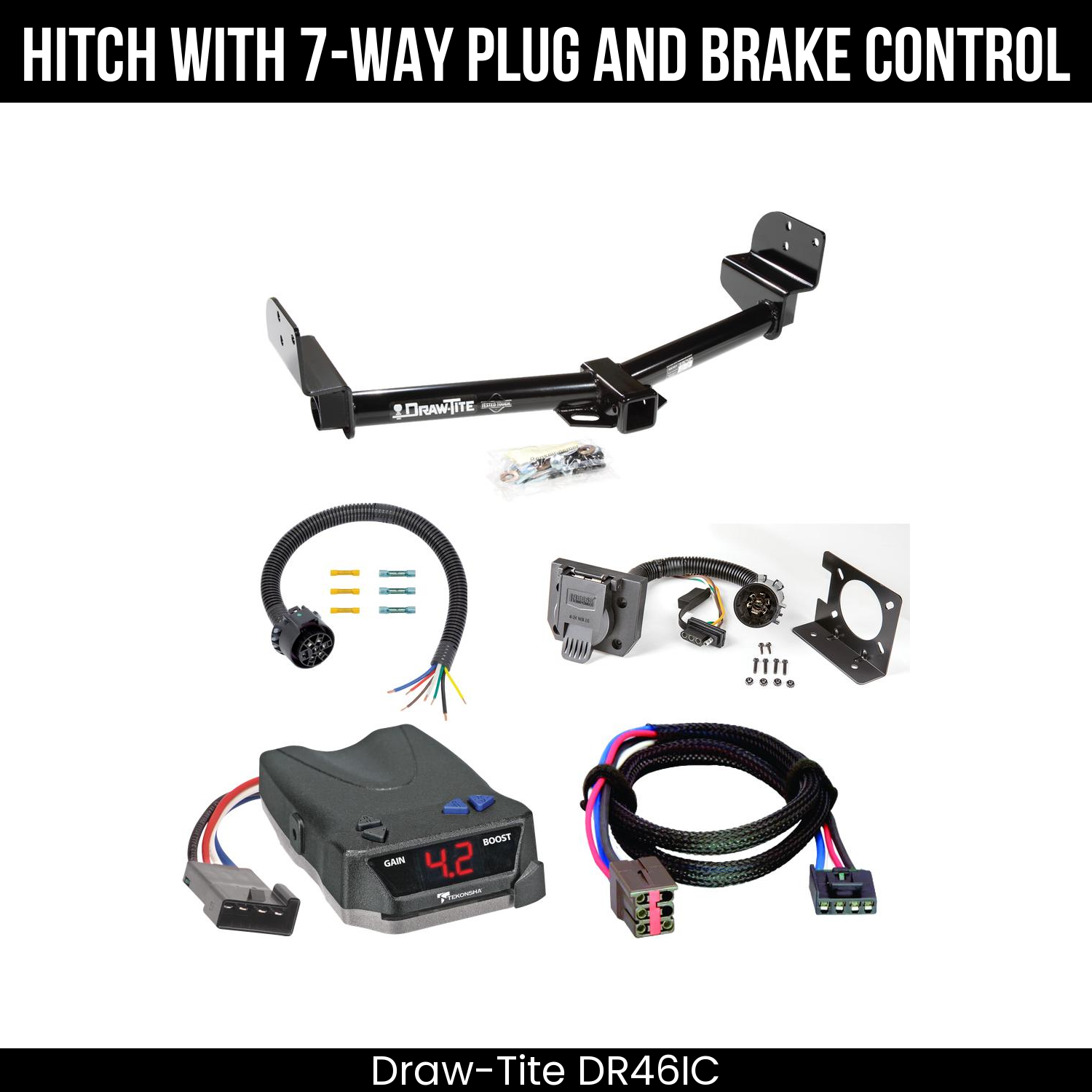 Trailer Hitch , 7-Way , Tekonsha Brake EVN Control