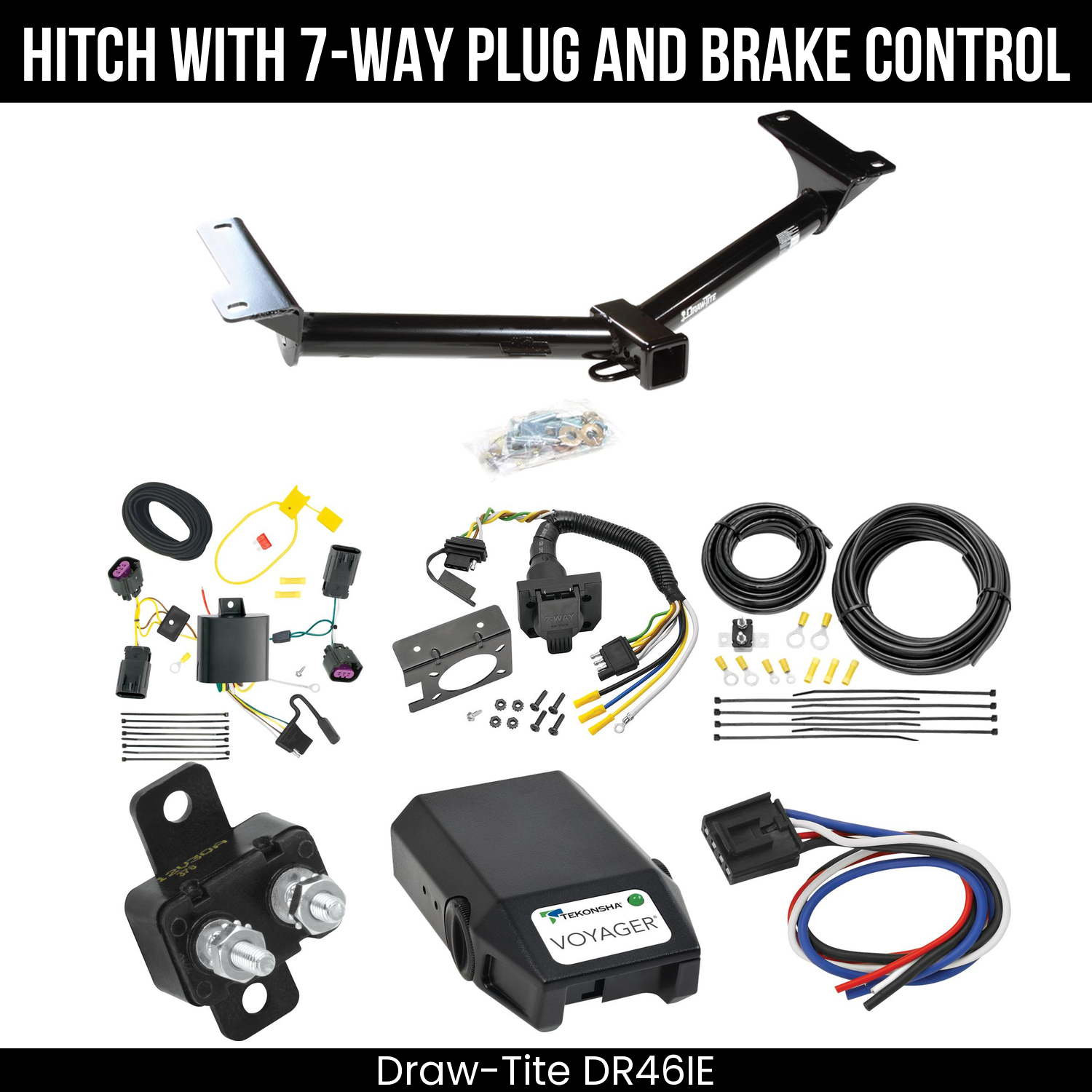 Trailer Hitch , 7-Way , Tekonsha Voyager Brake Control