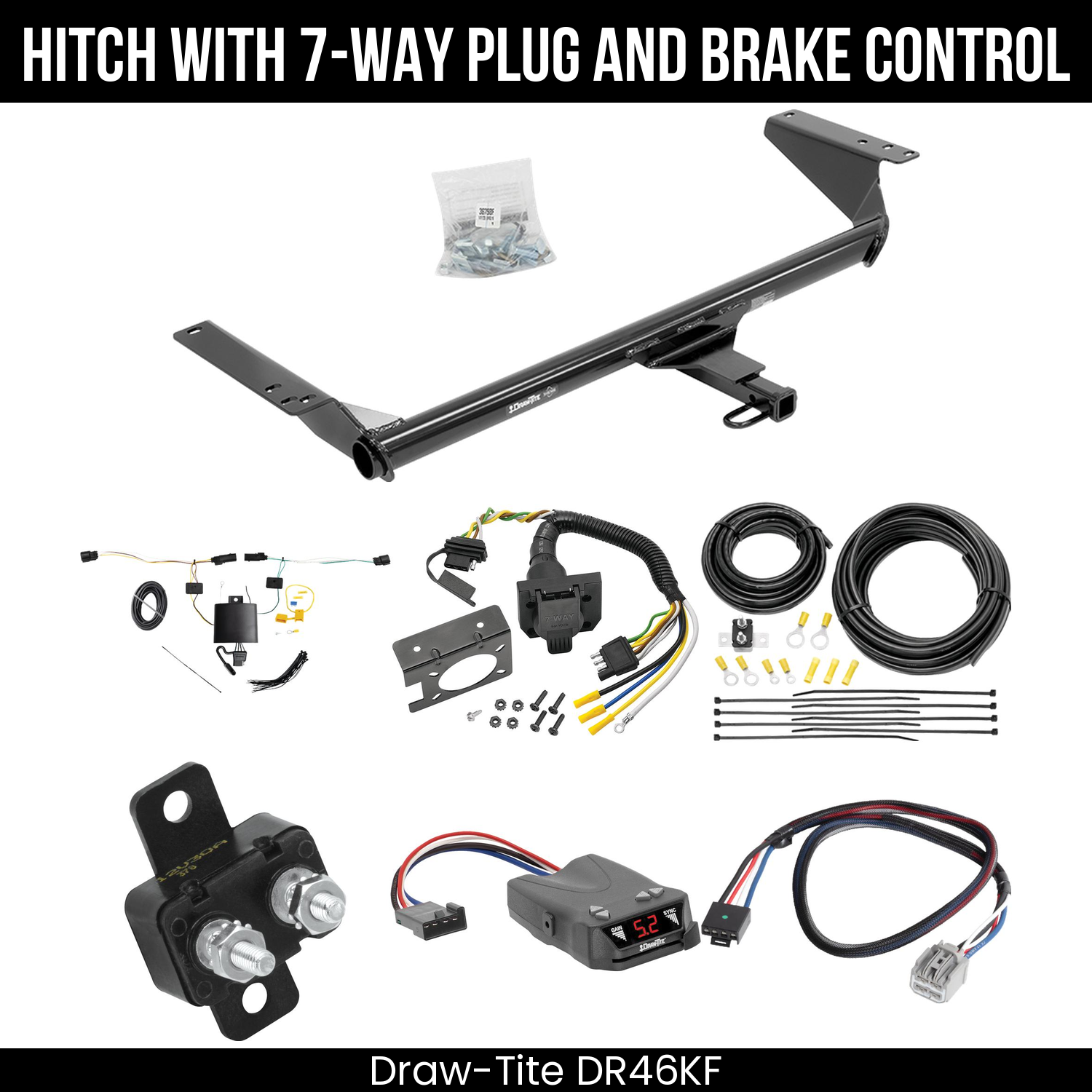 Trailer Hitch , 7-Way , Draw-Tite Activator IV Brake Control