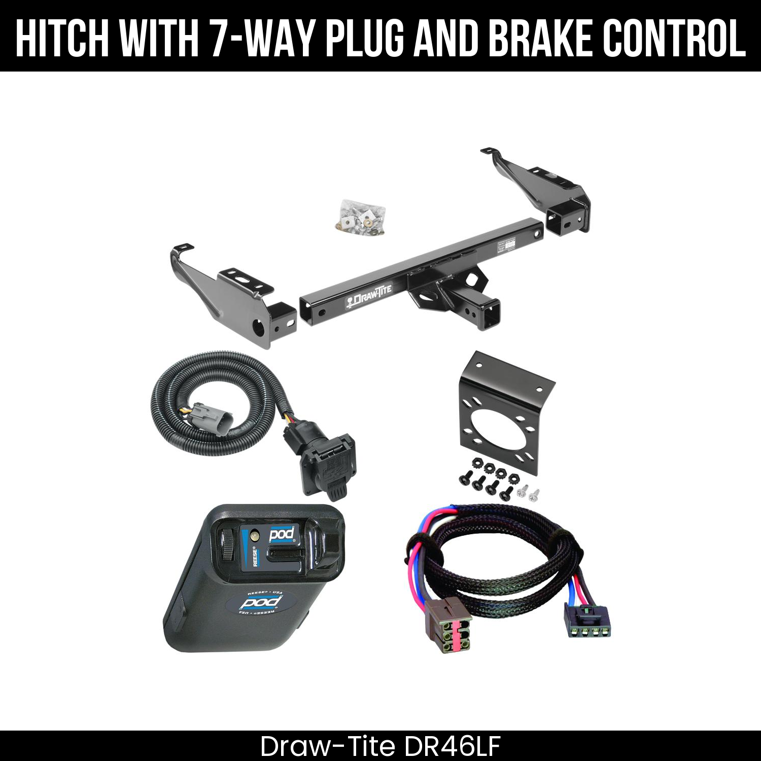Trailer Hitch , 7-Way , Reese POD Brake Control