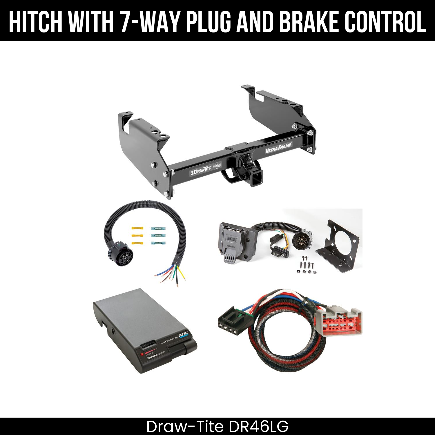 Trailer Hitch , 7-Way , Reese Brakeman Brake Control