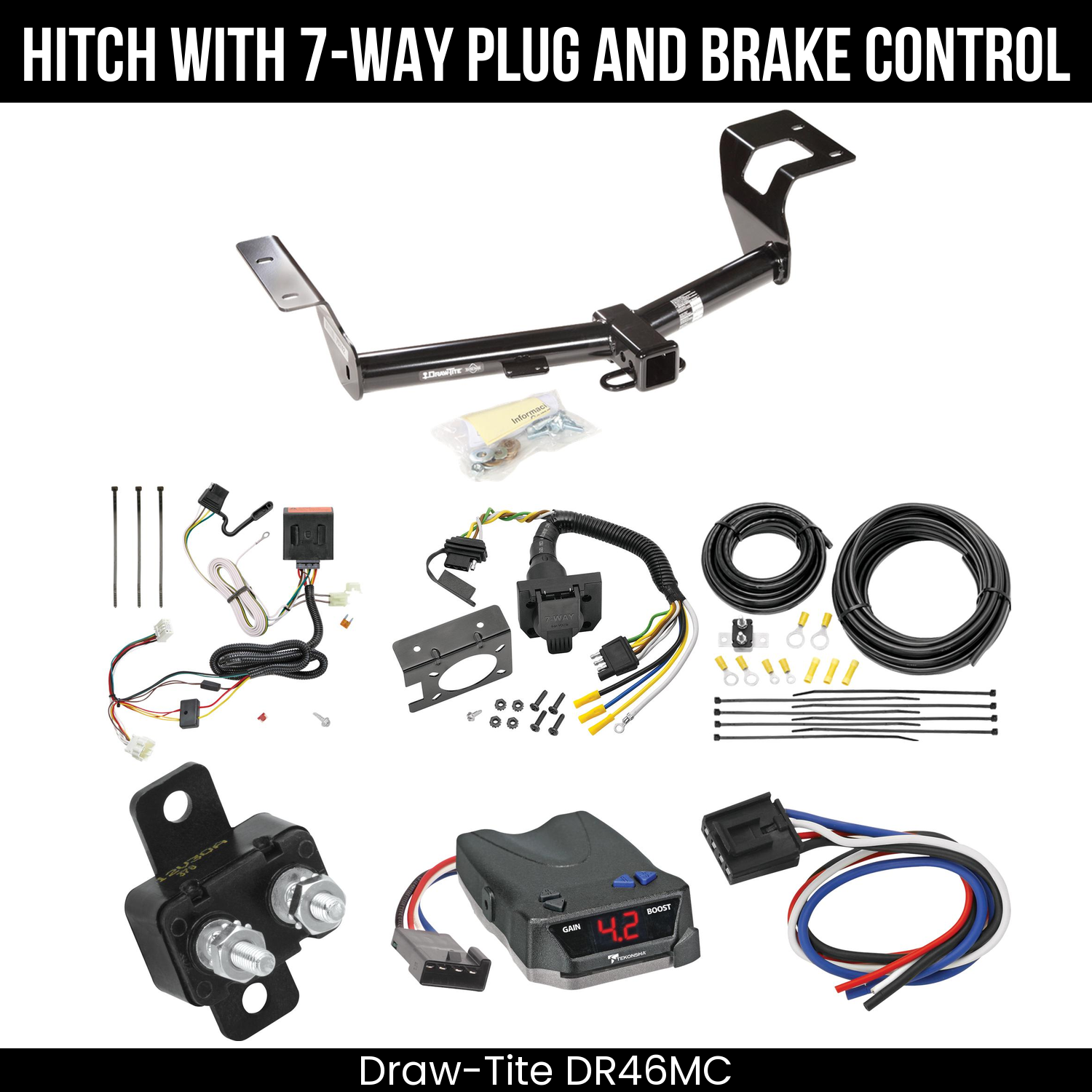 Trailer Hitch , 7-Way , Tekonsha Brake EVN Control