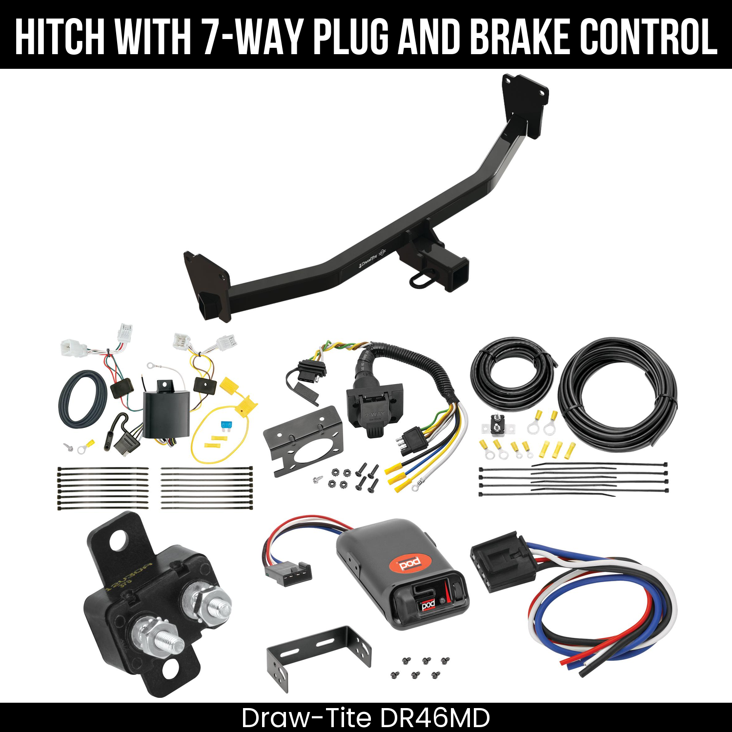 Trailer Hitch , 7-Way , Pro Series POD Brake Control