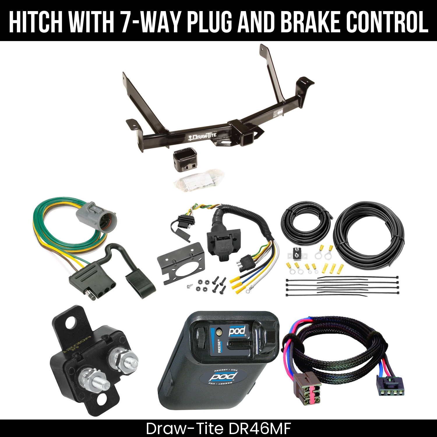 Trailer Hitch , 7-Way , Reese POD Brake Control