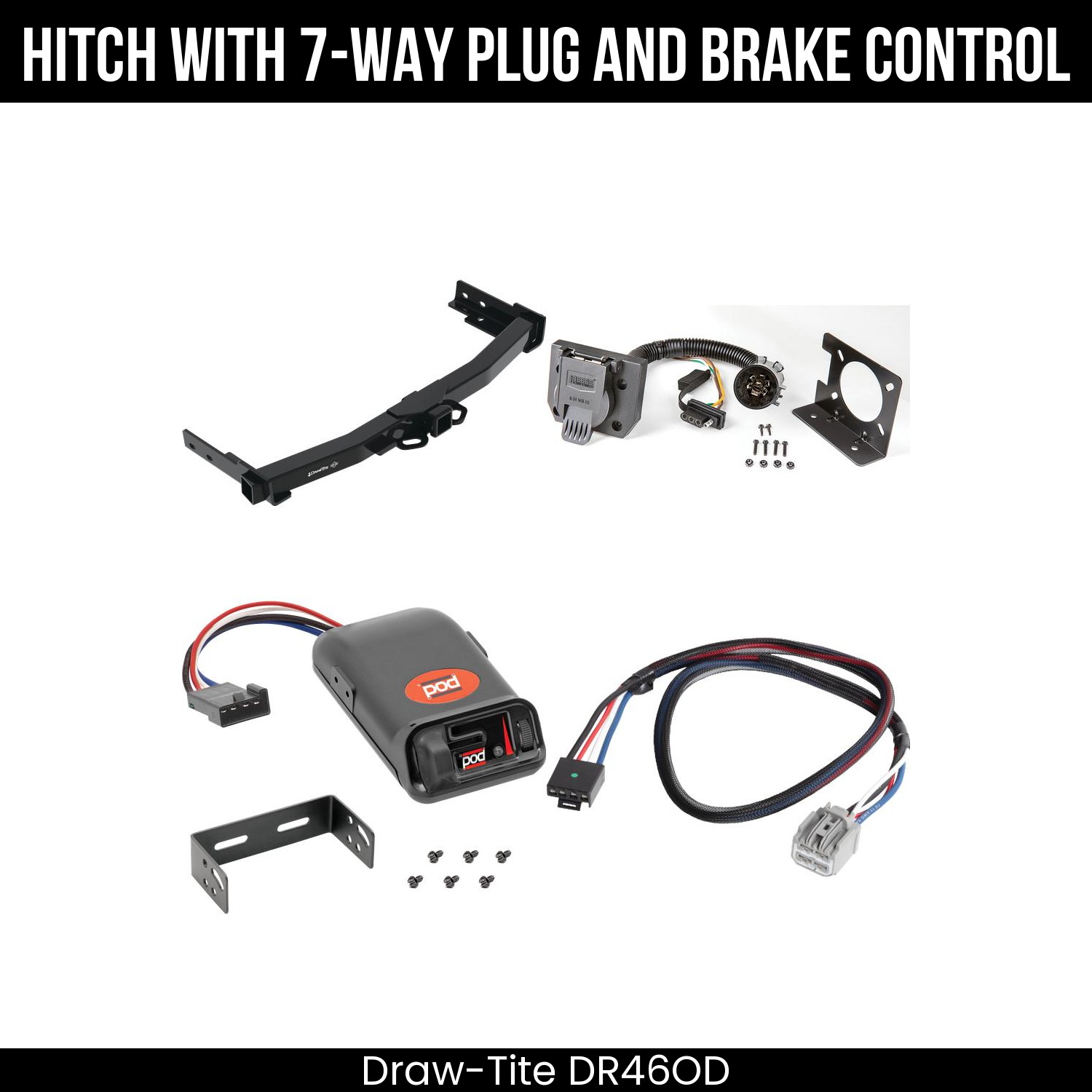 Trailer Hitch , 7-Way , Pro Series POD Brake Control