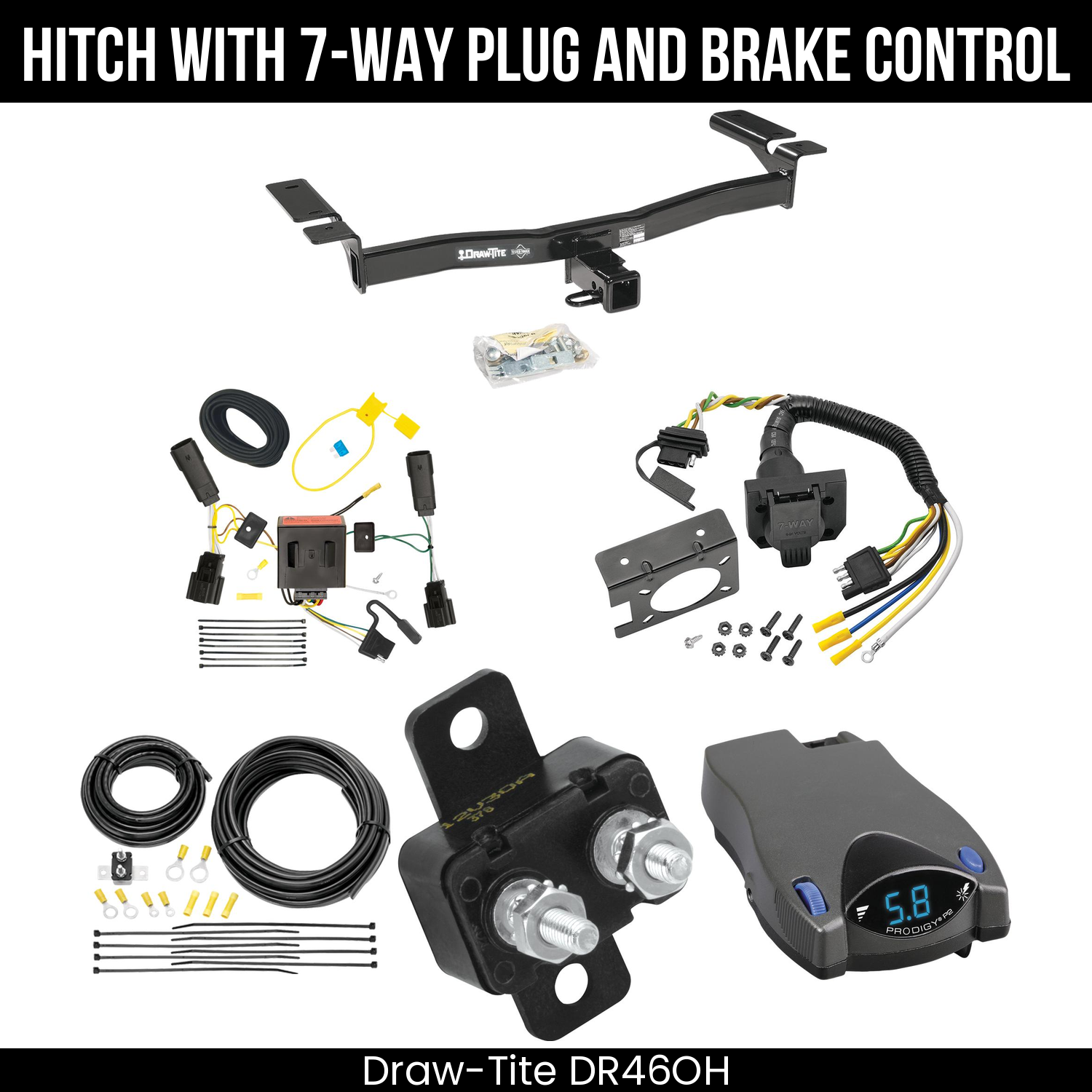 Trailer Hitch , 7-Way , Tekonsha Prodigy P2 Brake Control