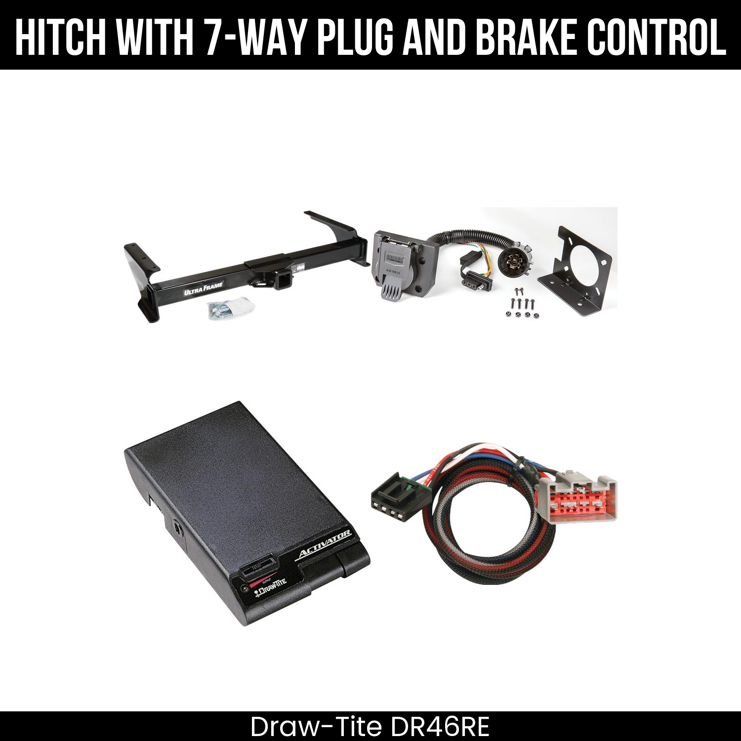 Trailer Hitch , 7-Way , Draw-Tite Activator Brake Control