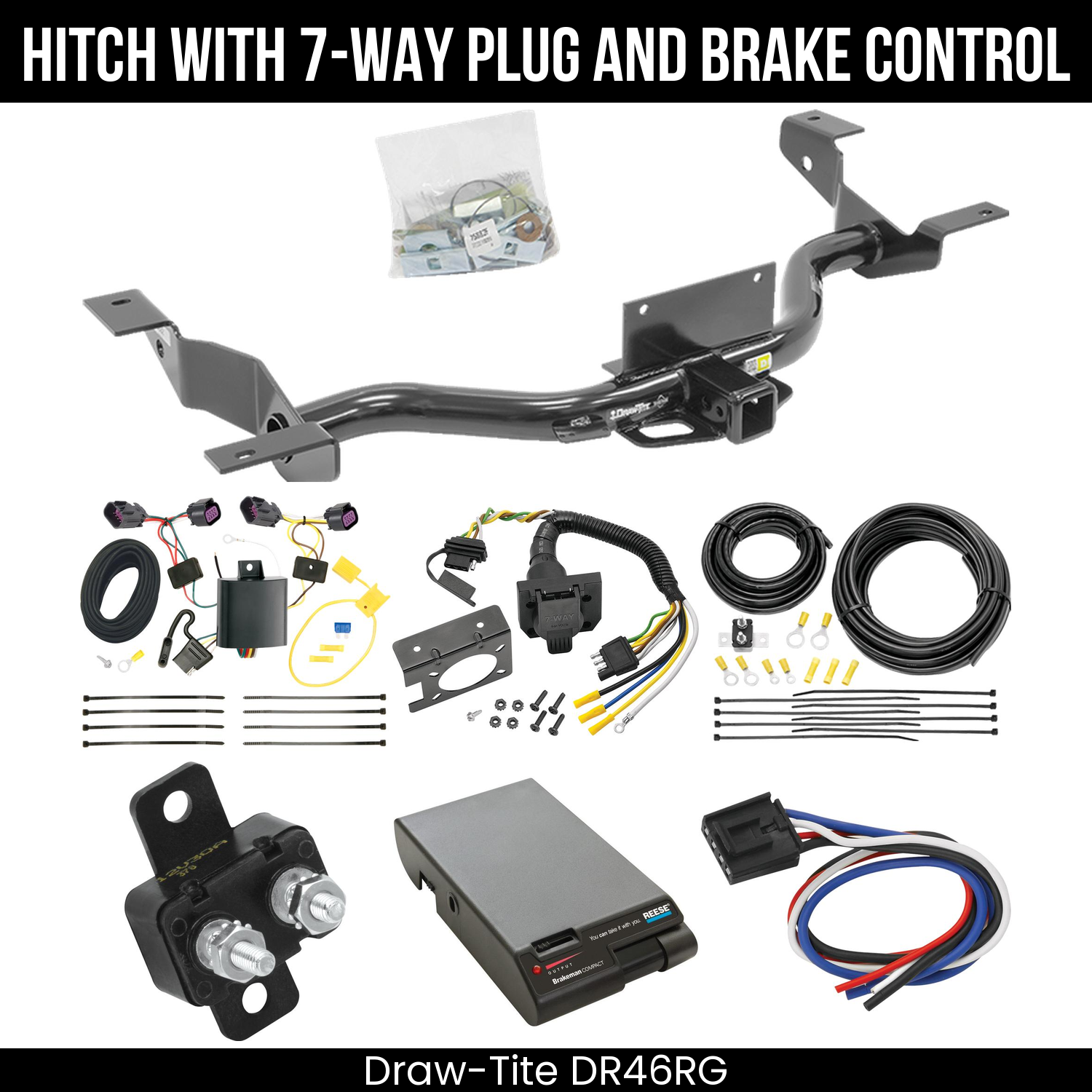 Trailer Hitch , 7-Way , Reese Brakeman Brake Control