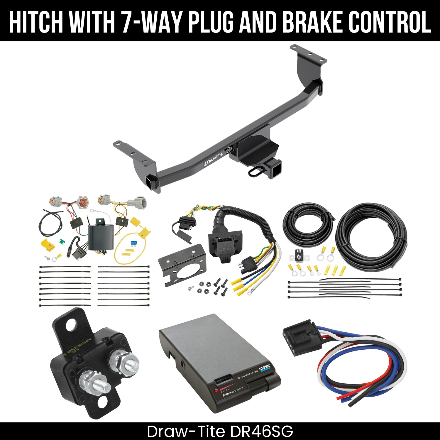 Trailer Hitch , 7-Way , Reese Brakeman Brake Control