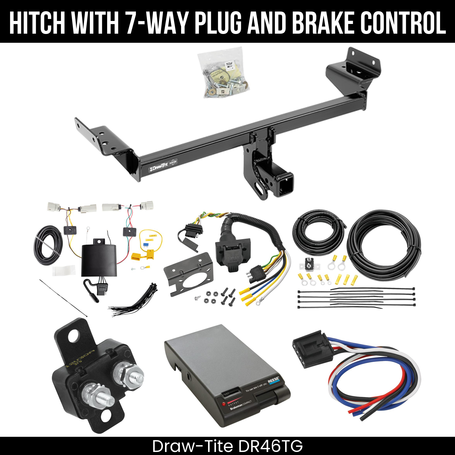 Trailer Hitch , 7-Way , Reese Brakeman Brake Control